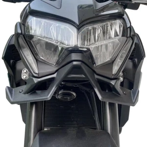 Alerones de cono de nariz de extensión de pico delantero negro para Kawasaki Z900 2020-2024 - Imagen 1 de 12