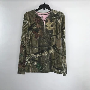 Mossy Oak Women's L (12/14) Shirt Under Garment Break Up Infinity Camouflage - Picture 1 of 9