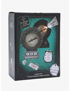 New in box Disney The Nightmare Before Christmas Light-up Countdown Table Clock - Picture 1 of 3