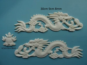 Deko großes Kinn Drache Set Möbel Form Applikation Harz Onlay J05 - Bild 1 von 5