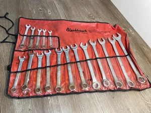 Blackhawk 17 pc Combination BW-118 Wrench Set Made in USA 8mm - 24mm - Picture 1 of 7