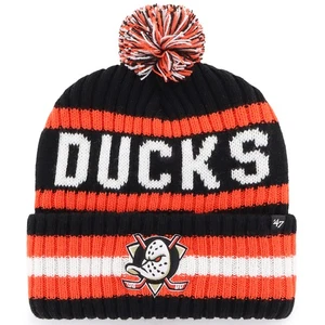 Sombrero tejido con puños Bering negro Anaheim Ducks del 47 para hombre - Imagen 1 de 2