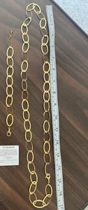 925 Sterling Silver Necklace, Bracelet, Technibond 14 karat gold - Picture 1 of 6