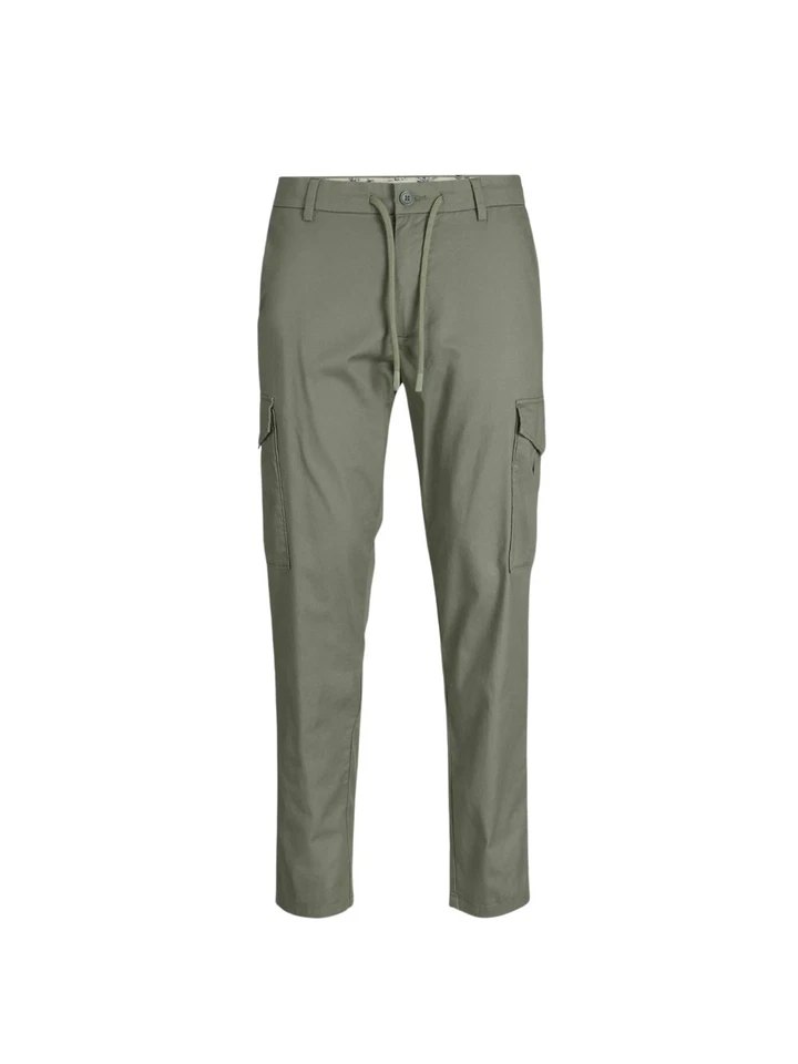 Pantalones Cargo Jack&Jones de Hombre En Mezcla Algodón, Color Verde Modelo: 1 - Imagen 1 de 1