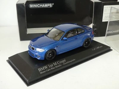 BMW SERIE 1 M COUPE 2011 Bleu MINICHAMPS 1:43 - Photo 1/2