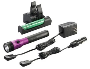 Stinger LED HL Rechargeable Flashlight with PiggyBack Charger, Purple STL-75482 - Picture 1 of 4