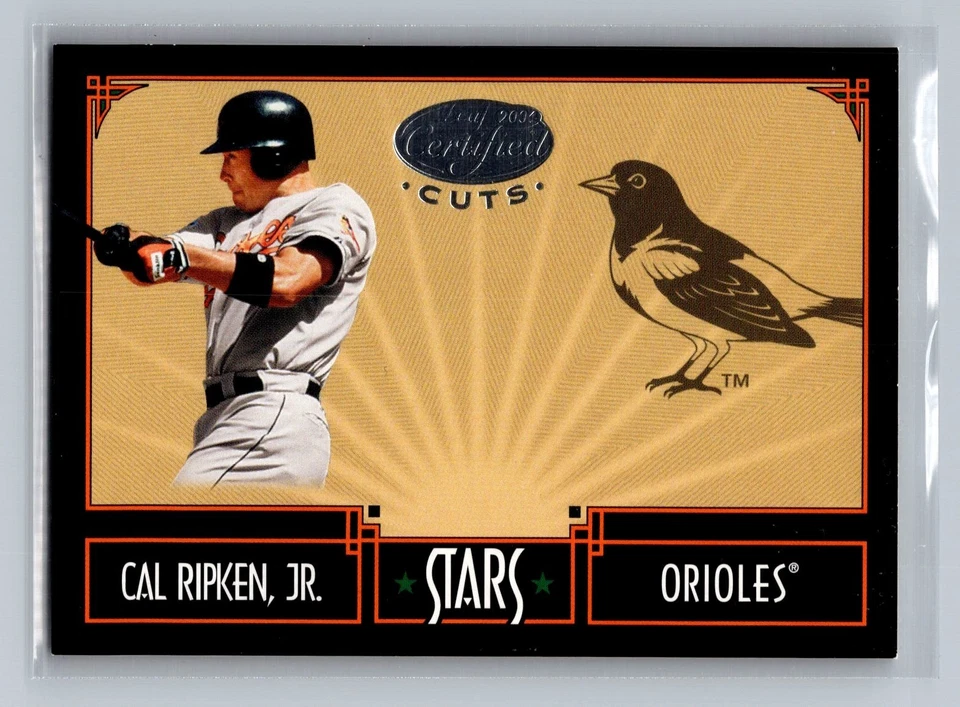 CAL RIPKEN JR. 2004 ЛИСТ СЕРТИФИЦИРОВАННЫЕ ОГРАНКИ ЗВЕЗДЫ #S-8 /599 ORIOLES - Изображение 1 из 1