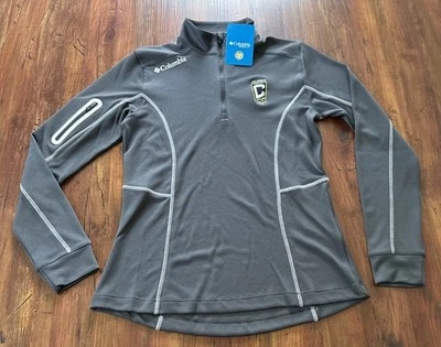 NWT Columbia Golf MLS Columbus Crew Pullover Women’s Shogun 1/4 Zip Pullover Sm - Image 1 of 4
