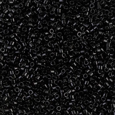 Cuentas Miyuki Delica Negras 11/0 (DB010-TB) Foto 1 de 1