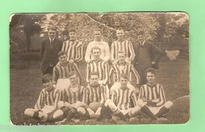 #C.  OLD SOCCER FOOTBALL TEAM  POSTCARD - UNIDENTIFIED - Picture 1 of 1