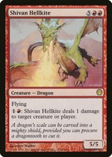 1X Shivan Hellkite Duel Decks: Knights vs. Dragons EX MTG CARD