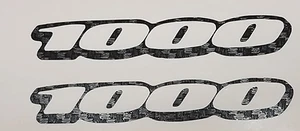 FIBRA DE CARBONO GSXR CBR 1000 CONTORNO CALCOMANÍA ADHESIVA (2) - Imagen 1 de 2