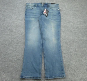 Kenneth Cole Jeans Mens 34x30 Blue Slim Fit Sustainable Denim (FITS 34x29) NEW - Picture 1 of 19