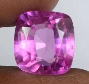 Natürlicher rosa Kunzit 10,60 ct Kissen Edelstein zertifiziert E4614 Jubiläumsangebot - Bild 1 von 9