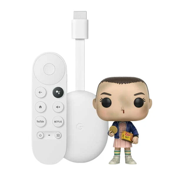 Google Chromecast TV 4K Funko POP! TV Stranger Things Media Streamer GA04317-US