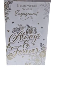 Special Wishes On Your Engagement Greeting Card 23cm X 16cm - Picture 1 of 2
