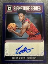 Collin Sexton 2018-19 Panini Donruss Optic Purple Signature Series Rookie Auto