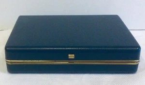 Vintage  leather Jewelry Case travel - Picture 1 of 7