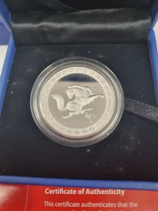 2014 $1 Royal Australian Mint Lunar Year of the Horse 1oz Silver Proof Coin - Picture 1 of 6