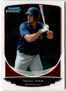 Travis Shaw 2013 Bowman Chrome Prospects #BCP67 Red Sox Brewers - Picture 1 of 1