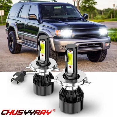 For Toyota 4Runner 1996-2002 LED Headlight Kit H4 9003 6000K High/Low Beam Bulbs - Image 1 of 4