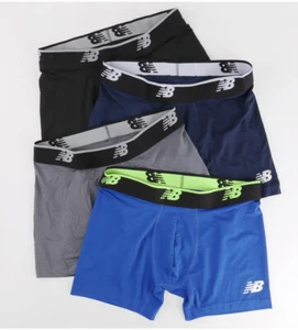 NEW 5 Pack New Balance NB Mens Quick Dry Microfiber Boxer Briefs size S-2XL - Picture 1 of 13