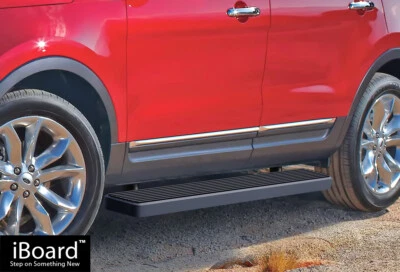 Подножки APS 6 дюймов матовые черные подходят для 4-дверного внедорожника Ford Explorer 11-19 годов выпуска - Изображение 1 из 4