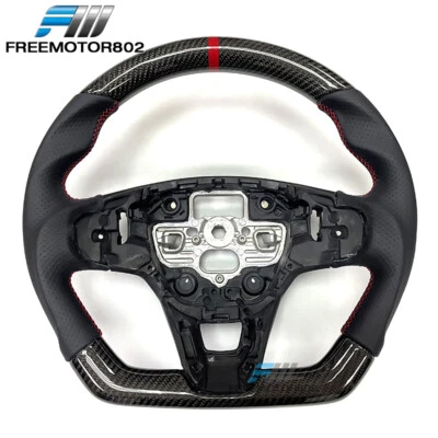 Se adapta a Focus Escape CF 20-24 + Volante de cuero con costuras rojas e indicador Foto 1 de 2