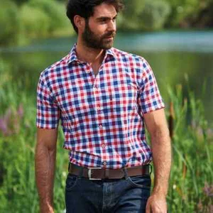 Champion Country Holkham Mens Casual Short Sleeve Shirt - Picture 1 of 8