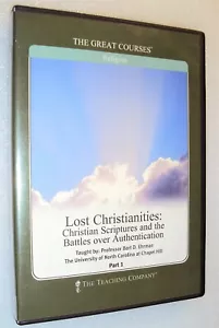 THE GREAT COURSES LOST CHRISTIANITIES Christian Scriptures Battles, Book & DVDs - Imagen 1 de 9