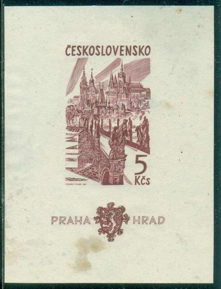 CZECHOSLOVAKIA SCOTT # 1257 S/S, UNUSED, NO GUM, READ, GREAT PRICE! - Image 1 of 1