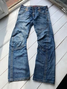Tough Jeansmith Japan Distressed Baggy Denim Jeans Size 33 - Picture 1 of 10