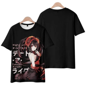 DATE A LIVE Kurumi Tokisaki Anime Manga T-Shirt shirt Kostüme Polyester - Picture 1 of 4