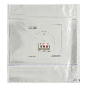 KATTA - 12" Vinyl LP Schutzhüllen KATTA Sleeves (Outside Sleeves) (mit Klebe...