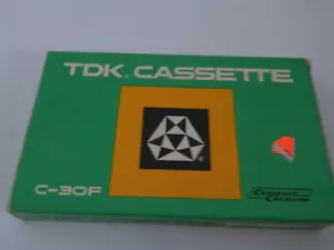 Nuevo casete vintage TDK C-30F en caja - Imagen 1 de 8