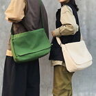 Canvas Tote Shoulder Crossbody Bags Messenger Bag Women Men Handbag Work Bookbag