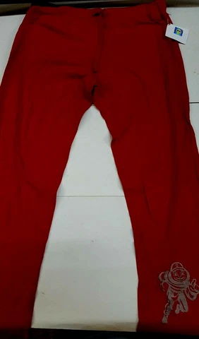 Ohio State Buckeyes NCAA Red Mascot Sweatpants, Medium Cover