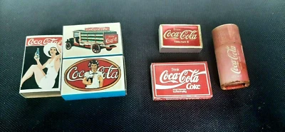 COCA COLA Germany Trink USA Japan Advertising Matches Lot of 6  - Image 1 of 4