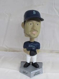 Ichiro 2003 Upper Deck Playmakers Bobblehead Mariners Blue Jersey - Picture 1 of 4