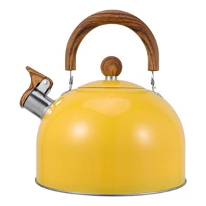 Flat Bottom Sounding Kettle Loud Whistle for Tea Camp Kettles Boiling Water - Picture 1 of 12