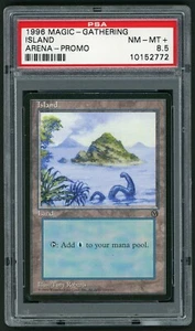 1996 MTG Magic the Gathering Card Island Arena Promo Circle M PSA 8.5 - Picture 1 of 2