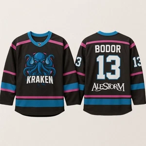 Personalized Kraken Alestorm 2025 Hockey Shirt All Printed Hockey Team Apparel - Picture 1 of 5
