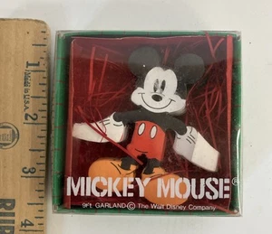 Mickey Mouse Paper Garland 9 ft Walt Disney Co In Box Decor K Adler - Picture 1 of 8