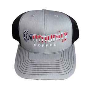 Cappello Berretto Community Coffee USA America NUOVO Spedizione Gratuita - Foto 1 di 2