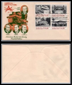 US FDC # 2019-2022 20c Architecture HF block S.Cancel 1983, 9Q194 - Picture 1 of 1