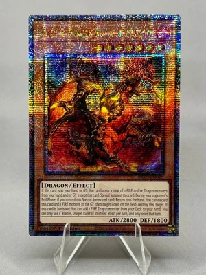 Blaster, Dragon Ruler of Infernos (Quarter Century Secret Rare) RA03-EN010 NM - Image 1 of 2
