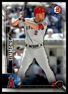 2016 Bowman Andrelton Simmons Los Angeles Angels #8 - Picture 1 of 2