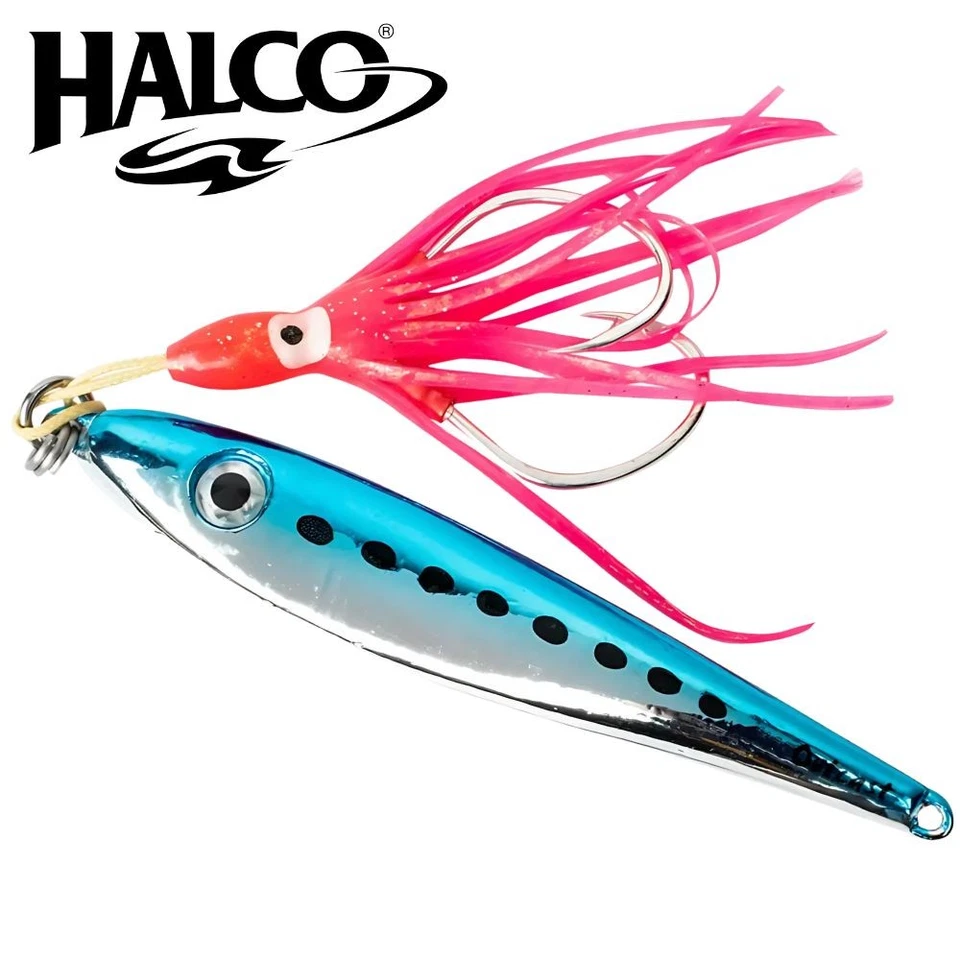 Señuelo de plantilla de metal con peso trasero de agua salada HALCO OUTCAST 80 g Foto 1 de 1