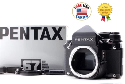 In Box [Top Mint + con cinturino] Corpo fotocamera Pentax 67 TTL Late MUP... - Immagine 1 di 4