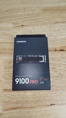 Samsung 9100 Pro 2TB PCIe 5.0 X4 NVMe M.2 SSD NEW SEALED 14700 MB/s - Image 1 of 4
